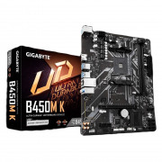 Placa Mãe Gigabyte B450M K, AMD AM4, DDR4, USB 3.0, DVI HDMI