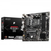 Placa Mãe MSI Pro B550M-P GEN3, Chipset B550, AMD AM4, mATX, DDR4, DVI HDMI