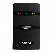 Nobreak MCM 1200VA, UPS1200 ONE FIT 3.1, 6 Tomadas, Trivolt Automático, Preto - UPS0272