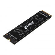 SSD Kingston Fury Renegade, 500GB, M.2 2280 PCIe, NVMe, Leitura: 7300MB/s e Gravação: 3900MB/s, Preto - SFYRS/500G
