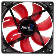 Cooler FAN Aerocool, 12cm, LED Vermelho - EN51363 (59791)