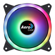 Cooler FAN AEROCOOL Duo 12 ARGB, 120x120x25mm, ARGB, Preto - 73855