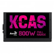 Fonte Gamer Aerocool KCAS 800W, 80 Plus Bronze, PFC Ativo, Full Range, Preto - KCAS-800W