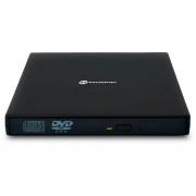 Leitor de DVD/CD e Gravador de CD Externo POP UP GT, SLIM Portátil USB, Preto - 47930