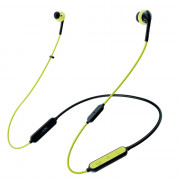 Fone de Ouvido Intra Auricular Bluetooth WAAW By ALOK SPORT MOB 100EBS, Esportivo, Microfone, Preto e Verde - WAAW0005