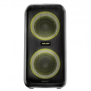 Caixa De Som Bluetooth WAAW by ALOK Boombox Infinite 200, 160W RMS, Preto e Verde - WAAW0035