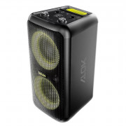 Caixa De Som Bluetooth WAAW by ALOK Boombox Infinite 200, 160W RMS, Preto e Verde - WAAW0035