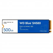 SSD WD Blue SN580 NVMe M.2, 500GB, PCIe Gen3 x4, NVMe v1.4, Leitura 4000MBs e Gravação 3600MBs - WDS500G3B0E