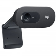 Webcam Logitech C505E V.C, 720P HD, 30 FPS, com Microfone, 3 MP, USB, Preto - 960-001372-R