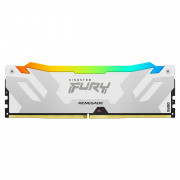 Memória Kingston Fury Renegade, RGB, 16GB, 6000Mhz, DDR5, CL32, Branco - KF560C32RWA-16