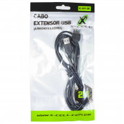 Cabo Extensor USB A Macho x A Fêmea, X-Cell, 2 Metros - XC-M/F-2M