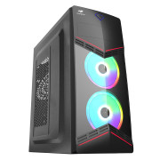 Gabinete Gamer C3Tech, Mid Tower, Sem Fonte, Sem Fan, Preto - MT-G90BK