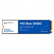 SSD WD Blue SN580 NVMe M.2, 250GB, PCIe Gen3 x4, NVMe v1.4, Leitura 4000MBs e Gravação 2000MBs - WDS250G3B0E