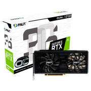 Placa de Vídeo Palit NVIDIA GeForce RTX 3060 Dual OC, 12GB, GDDR6, RGB, DLSS, G-Sync, Ray Tracing - NE63060T19K9-190AD