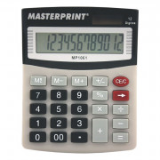 Calculadora de Mesa Masterprint, UND, 12 Dígitos, Cinza - MP 1061