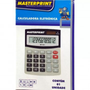 Calculadora de Mesa Masterprint, UND, 12 Dígitos, Cinza - MP 1061