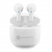 Fone de Ouvido Goldentec TWS GT Free, Bluetooth 5.1, Branco - 52394