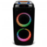 Caixa de Som Amplificada Goldentec TWS GT Evoke 1000, 1000W Rms, Bluetooth, USB, Cartão SD, Rádio FM, Preto - 50245