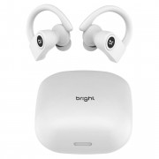 Fone de Ouvido Bluetooth Bright, Tws Esportivo, Branco - FN577
