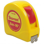 Trena Curta de Aço Starrett, 5 Metros, Amarela - KTS34-5ME-S