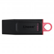 Pen Drive DataTraveler Exodia 256GB Kingston com Conexão USB 3.2, Preto/Vermelho - DTX/256GB