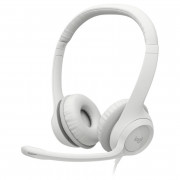 Headset Logitech, USB, Branco - H390