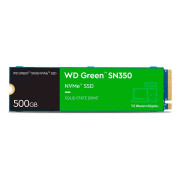 SSD WD Green SN350, 500GB, M.2 2280, PCIe, NVMe, Leitura: 2400MB/s, Gravação: 1500MB/s, Verde - WDS500G2G0C