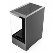 Gabinete Gamer Bluecase Hit, mATX, Lateral Vidro, USB 3.0, Sem Fan, Sem Fonte, Cinza - BG-054