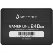 SSD Rise Mode Gamer Line 240GB, SATA, Leitura 535MB/s, Gravação 435MB/s, Preto - RM-SSD-240