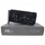 Placa de Vídeo VXPro RTX 2060 OC, NVIDIA GeForce 6GB, GDDR6, 192Bit, Dual-Fan, Ray Tracing, HDMI DP DVI - EX0039