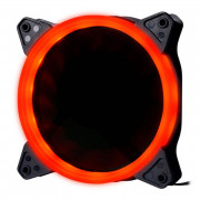 Cooler FAN Bluecase Ring BFR-24R, Box, 120mm, LED Vermelho - BFR24RCASE