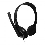Headset Multilaser Basic HF200, P3, 3.5mm, Controle de Volume, Microfone Com Redução de Ruído, Preto - PH367