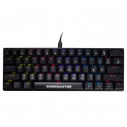 Teclado Gamer Mecânico K-Mex Spectra Fury KBL88, LED 5 Cores, Switch Blue, Preto - KBL888U0001CBOX