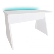 Mesa Gamer, LED RGB, Com Filtro de Linha 6 Tomadas, Branco - CLM VESTA