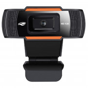 Webcam C3Tech, HD 720P, Com Microfone, Preto - WB-70BK