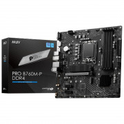 Placa Mãe MSI PRO B760M-P, LGA 1700, mATX, DDR5, VGA/HDMI/DISPLAYPORT - PRO B760M-P