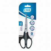 Tesoura Multiuso 17cm Lyke, UND, Aço Inox, Preto - 101864