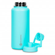 Garrafa Térmica Goldentec GT Colors CL 3 Inox 1L, Com Tampa, Bico e Base Emborrachado, Azul Claro - 60001