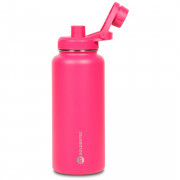 Garrafa Térmica Goldentec GT Colors ES 3 Inox 1L, Com Tampa, Bico e Base Emborrachado, Rosa - 60002