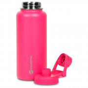 Garrafa Térmica Goldentec GT Colors ES 3 Inox 1L, Com Tampa, Bico e Base Emborrachado, Rosa - 60002