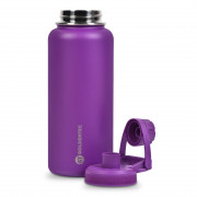 Garrafa Térmica Goldentec GT Colors 3 Inox 1L, Com Tampa, Bico e Base Emborrachado, Roxo - 63133