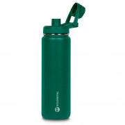 Garrafa Térmica Goldentec GT Colors ES 3 Inox 750ml, Com Tampa, Bico e Base Emborrachado, Verde - 60081
