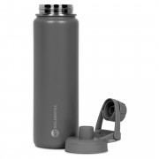 Garrafa Térmica Goldentec GT Colors 3 Inox 750ml, Com Tampa, Bico e Base Emborrachado, Cinza - 60007
