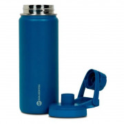 Garrafa Térmica Goldentec GT Colors ES 3 Inox 750ml, Com Tampa, Bico e Base Emborrachado, Azul - 60047