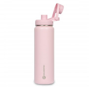 Garrafa Térmica Goldentec GT Colors CL 3 Inox 750ml, Com Tampa, Bico e Base Emborrachado, Rosa Claro - 60008