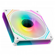 Kit Exaustores 3 Fans K-Mex ARGB AAUW, Controle Remoto, Sem Fita, Branco - AAUWK136ABVAB0X