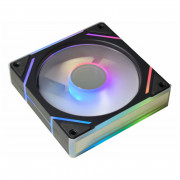 Kit Exaustores 3 Fans K-Mex ARGB AAVA, Controle Remoto, Sem Fita, Preto - AAVAK136ATEAB0X