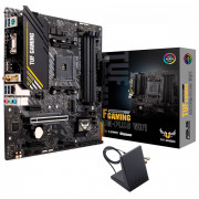 Placa Mãe Asus TUF Gaming A520M-PLUS WIFI, Chipset A520, AMD AM4, mATX, LED RGB, DDR4 - 90MB17F0-M0EAY0
