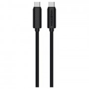 Cabo Tipo C Para Tipo C H`Maston, 2 Metro, 66W, Preto - HB14-CC2M