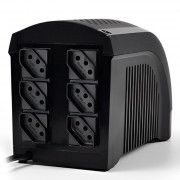 Nobreak TS Shara UPS MINI 600VA, Universal, 6 Tomadas, Bivolt Automático, Saída 115V, Preto - 4003